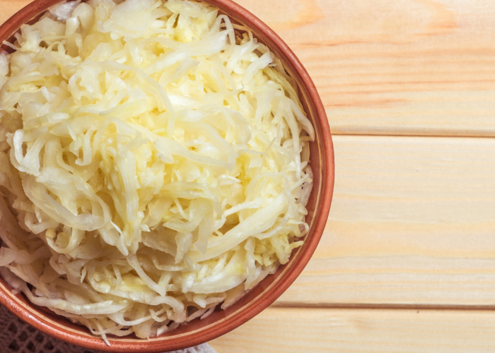 RAW SAUERKRAUT <br> 